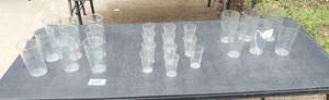 Lot of 26 glasses