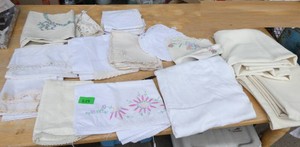 Table cloths napkins pillow cases