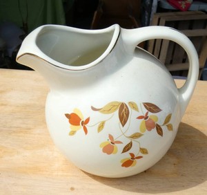 Vintage Superior Hall Jewel Tea Autumn Leaf Pitcher