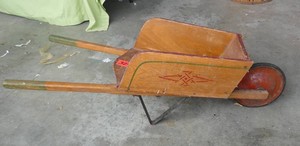 Vintage childs wheelbarrow