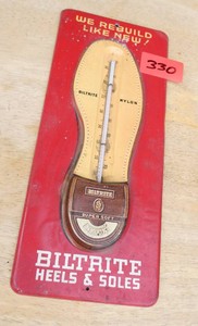 Biltrite Advertising Thermometer - works