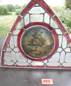 A sister to the previous window, Freedom and Unity, motto of the state of Vermont