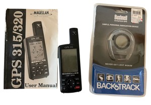 Magellan GPS 315 Handheld GPS & Bushnell BackTrack Personal GPS Lot