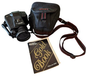 Blacks Photography Auto Zoom Film Camera with Case & Gold Book