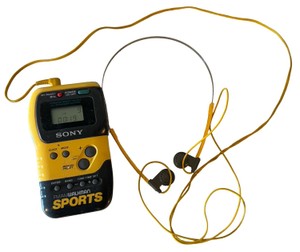 Vintage Sony Sports FMAM Walkman Portable Radio with Earbuds