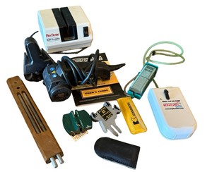 Assorted Knife Sharpeners & Sharpening Tools Lot  FireStone, Work Sharp & More
