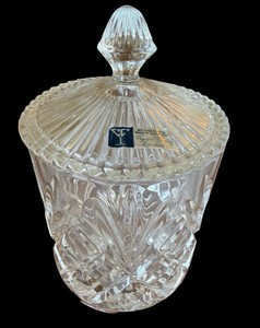 Crystal Covered Candy Dish