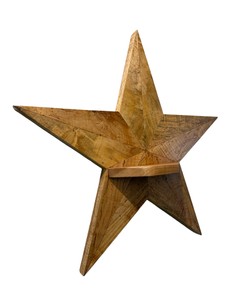 Rustic Wooden Barn Star Wall Dcor