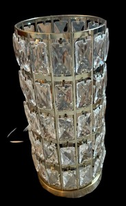 Glam Crystal Prism Table Lamp  Accent Light