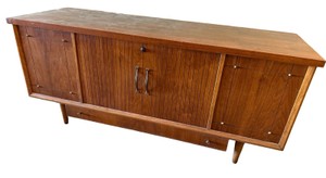 Mid-Century Modern Lane Cedar Hope Chest  Storage Cabinet
