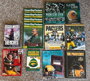 Green Bay Packers Books, Magazines & Programs Collection  Reggie White, Lombardi & More