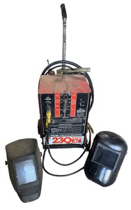 230 Amp AC Arc Welder with Welding Helmets & Leads