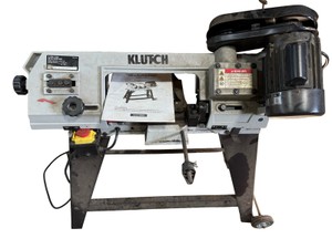 Klutch Horizontal Metal-Cutting Band Saw with Stand