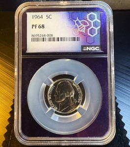 1964 Proof Nickel NGC PF68