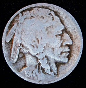 Semi Key 1914 S Buffalo Nickel, Original Skin