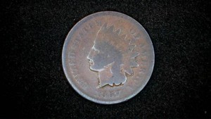 Semi Key 1867 Indian Head Cent
