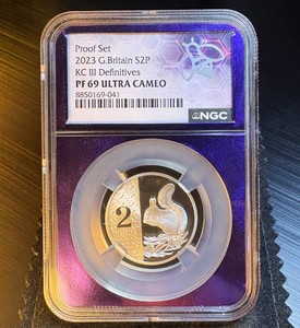 2023 GB Silver Proof 2 Pence KCIII Definitives Red Squirrel NGC PF69 Ultra Cam