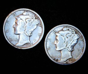 1918 & 1930 San Frans, VFs, Slightly Better Dates