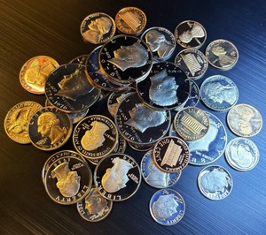 $6.82 FV Clad Proof Coins from Sets, Very Few Duplicates