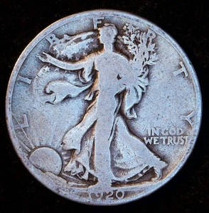 Better Date 1920 S Walking Liberty Half Dollar