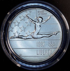 BU 1992 P Olympic Half Dollar