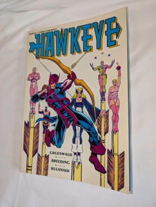 1988 Hawkeye trade paperback graphic novel published by Marvel Comics