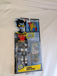 Teen Titans (Bandai) - Cyborg with Armor 3.5 Figure (Sealed)