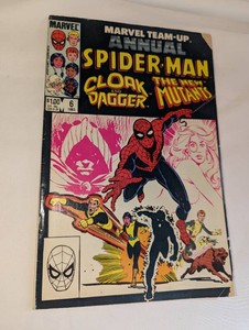 Marvel Team-Up Annual #6 Spider-Man, Cloak & Dagger, New Mutants 1983