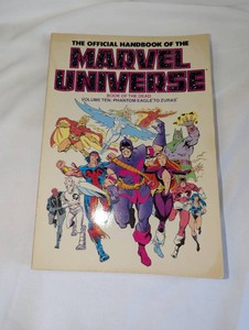 Official Handbook of the Marvel Universe Book of the Dead Vol. 10  Phantom Eagle to Zuras