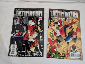 Ultimatum Spider-Man Requiem #1-2 Complete Set Marvel 2009 Bendis
