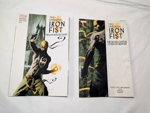 Immortal Iron Fist TPB Vol 1-2 Lot Brubaker Fraction Aja Marvel Comics
