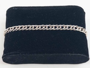 Mens Sterling Silver Cable Link Bracelet