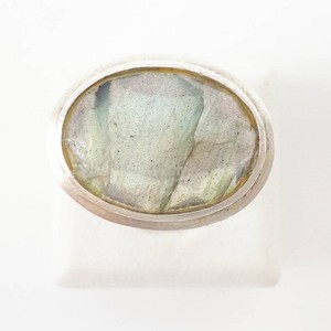 Labradorite Sterling Silver Ring, Size 8
