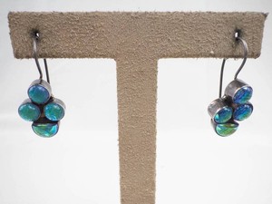 Dichroic Glass Dangle Earring