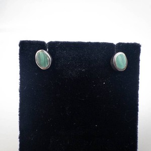 Malachite Sterling Silver Stud Earrings