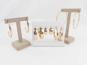 New Old Stock Hoop Earrings - Group of 5
