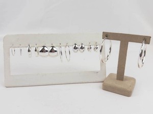 New Old Stock Hoop Earrings - Gold Tone Group of 7