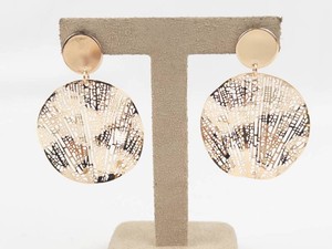 Dangle Earrings - Dance Silver Tone New Old Stock