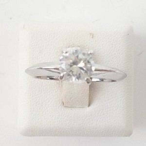 CZ Solitaire Engagment Style Ring. Size 7.75