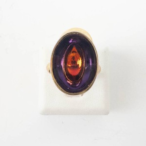 Cocktail Ring - Sarah Cov Fire-Like Cabochon Size 8