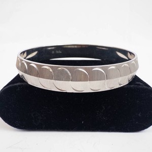 Bangle Bracelet - Monet Crescent Design