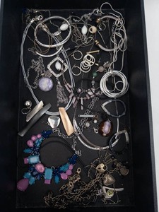 Mixed Costume Jewelry Necklaces, Bracelets & Pendants