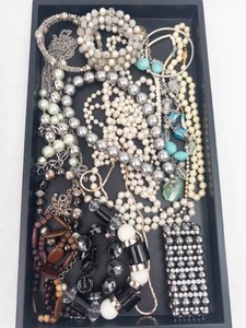 Costume Jewelry Mixed Assortment - Pearl, Bead & Turquoise-Style Pieces