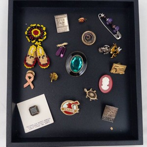Pins & Brooches - Marine Society, VFW Club & Novelty Jewelry Mixed Lot