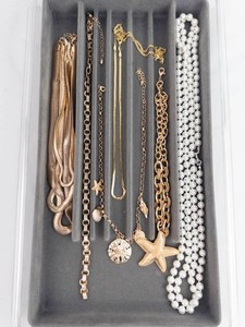 Necklace Assortment - Gold-Tone, Silver-Tone & Pearl-Style Chains