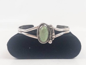 Navajo Green Turquoise Cuff Bracelet