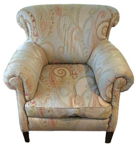 O - Upholstered Club Chair - Cisco Brothers Paisley 35.5in W