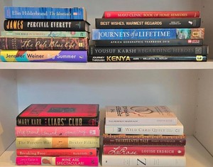 LR - Hardcover Books - Fiction, Memoir, Travel & Reference Mixed Lot