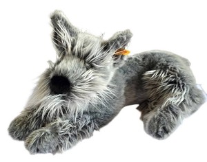 LR - Plush Schnauzer - Steiff Miniature Collectible Dog