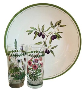 LR - Botanical Glassware & Serving Bowl - Nyons 3-Piece Set